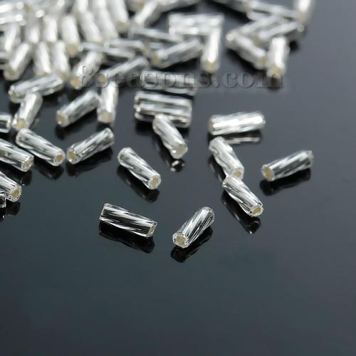 

10Grams Glass Seed Beads Twisted Bugle Peacock Loose Spacer Bead DIY Jewelry Making 6mm x2mm( 2/8 x 1/8 )