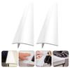 2Pcs Silicone Stove Guard Kitchen Seal Slit Filler Flexible Heat Resistant Gaps Covers Protector Cover Oven Side Stove Guard
