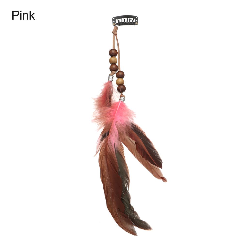 Fashion Extensions Handmade Indian Hippie Headpieces Headband Headwear Novelty Hairclips Feather Hair Rope