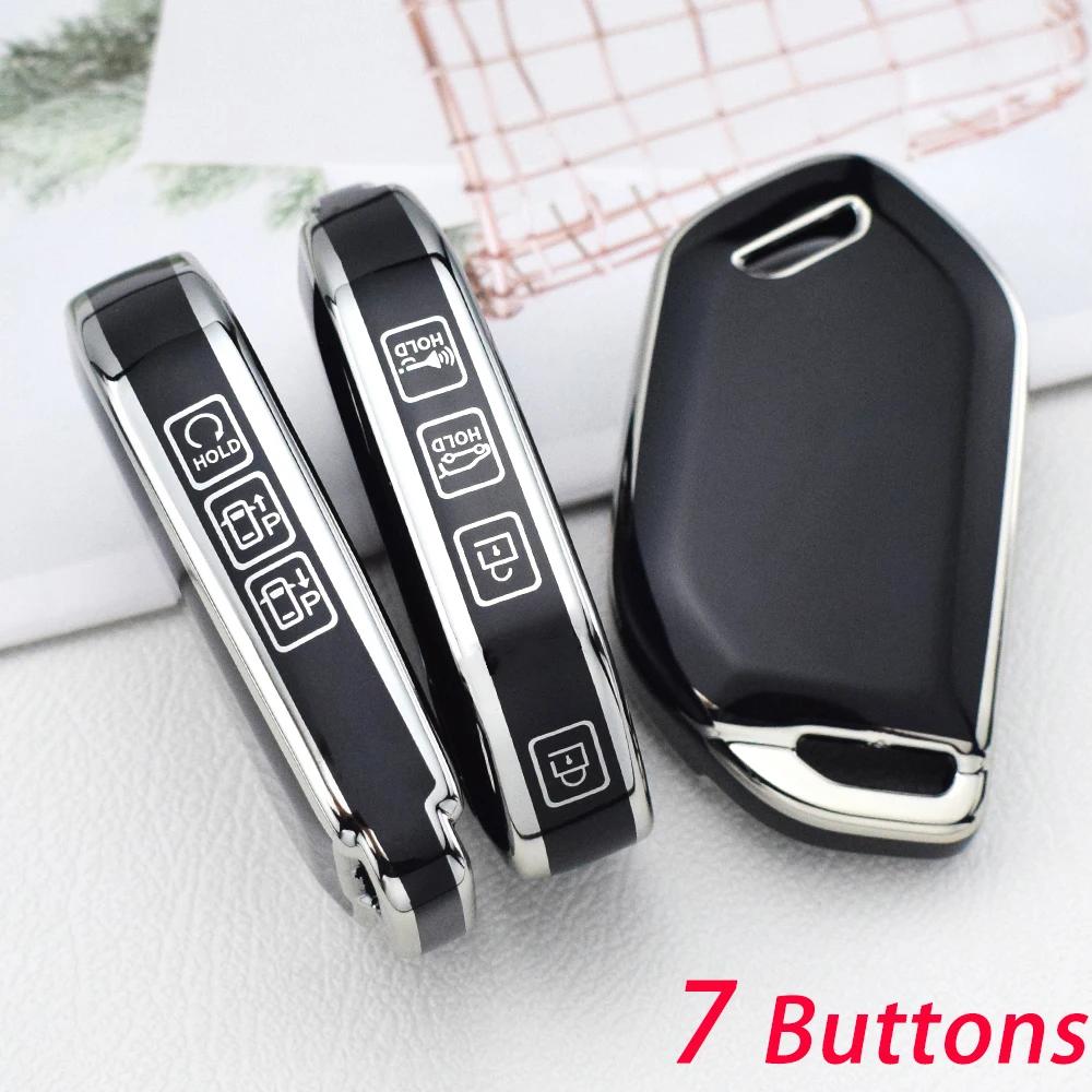 For Kia Sorento Morning Ev9 For Kia Picanto Ev9 Tpu Car Key Case Cover Potector Shell Fob Holder Accessories