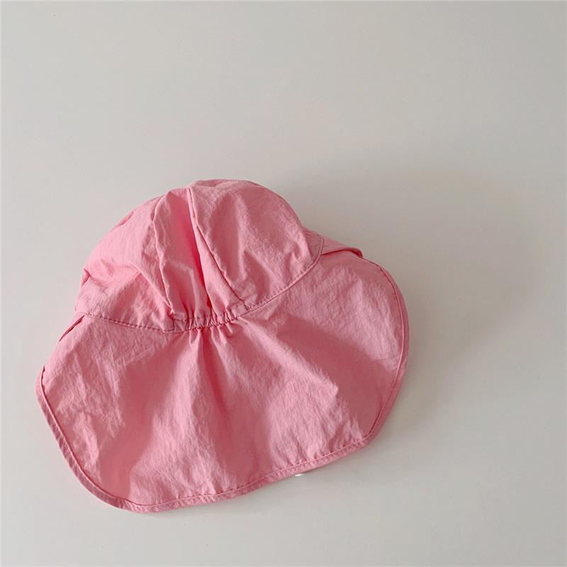 Quick-drying Baby Sun Hat Outdoor Wide Brim Beach Bucket Hat Summer UV Protection Kids Boys Girls Sunscreen Caps