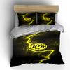 Yellow lightning, BVB logo. Bedding sets Duvet cover sets Duvet covers Pillowcases(1 * Duvet Cover 2 * Pillowcases without duvet insert)
