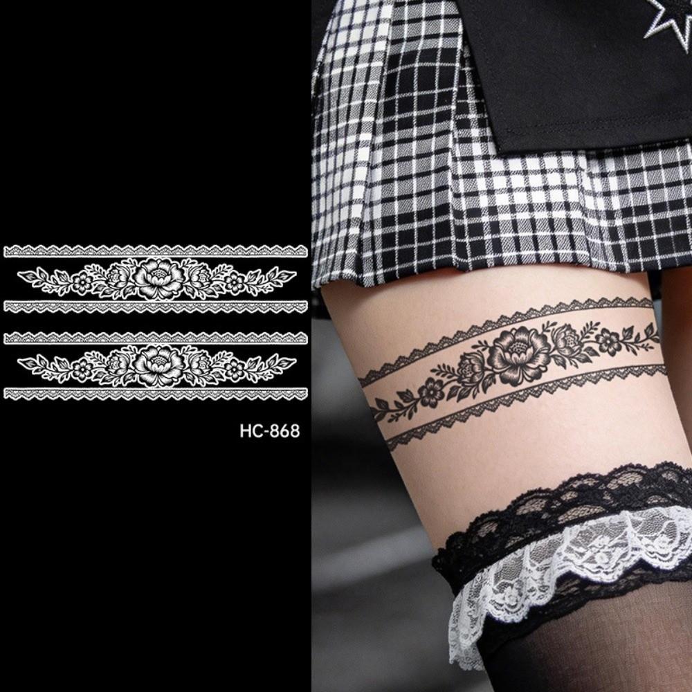 Fake Henna Temporary Tattoo Stickers Water Transfer Decals Body Art Sticker  Finger Hand Legs Arm