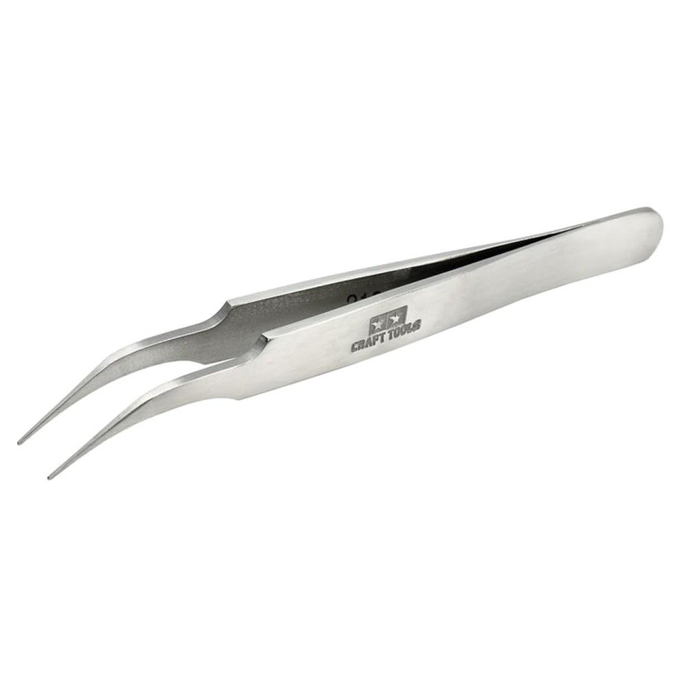 Tamiya Craft Tool Series No.47 Precision Tweezers Curved Tip Type 74047