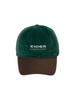 EIDER Essential Corduroy Ball Cap_Dark Green