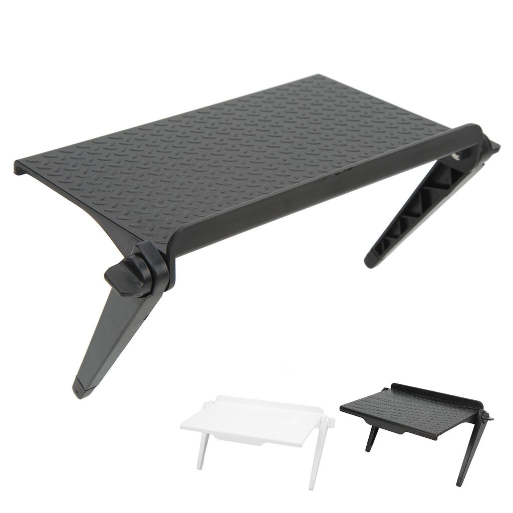 ABS Monitor Rack Silicone Pads Scratch Proof Adjustable Legs Sturdy ABS Screen Storage Shelf for Scr