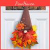 Ethnic Style Door Decoration With Maple Leaf Hat For Christmas And Holiday Celebrations