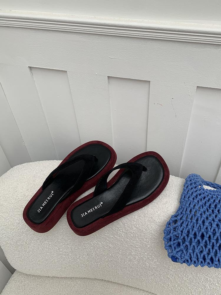 Fashion Summer Flip Flops for Women 2025 Platform Clip Toe Sandals Fashion Slides Woman Beach Vacation Outdoor Slippers Zapatos De Mujer