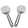 Bathroom Brushed Water-saving Hand Shower Head Stainless Steel 5 Function Hand-held Shower Head Bathroom Shower Accessories