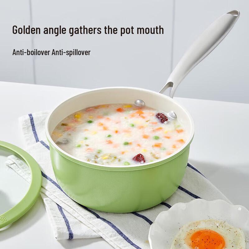 Avocado Green Mini Saucepan for Baby Food