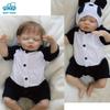 morytrade reborn doll realistic 45cm soft to hold approx. 1.3kg (panda costume) 6+