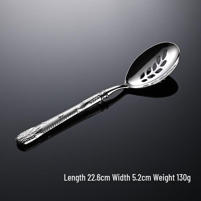 

Qianxing 304 Stainless Steel Wheat Ear Serving Slotted Spoon