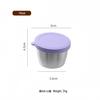 Portable Stainless Steel Sauce Cup with Leak-Proof Silicone Lid - Ideal for Outdoor Salads