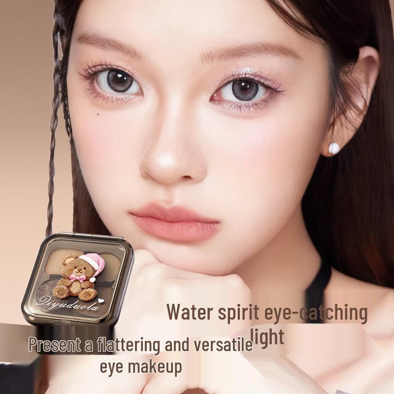 Miracle Dora Bestseller Quad: Earthy Matte & Shimmer Eyeshadow Palette with Under-Eye Glitter