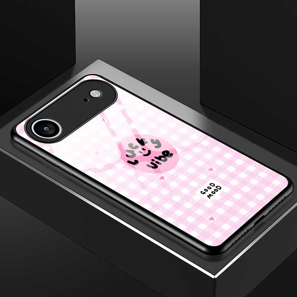 For iPhone 17 Air Case PC TPU Tempered Glass Pattern Printing Phone Back Cover