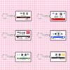 Japan Railway Track Subway Station Brand Name Acrylic Keychain Pendant Creative Exquisite Backpack Decoration Accessories Gifts