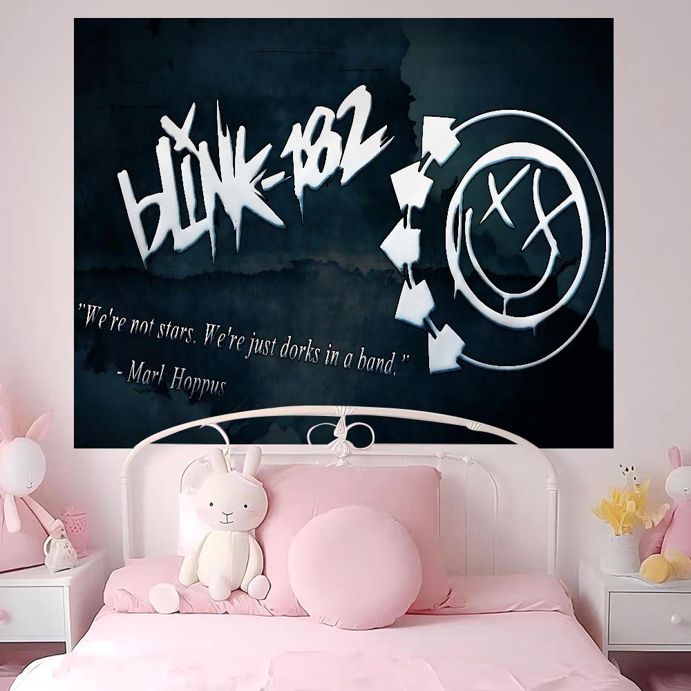 BBLINK182 Band DIY Wall Tapestry For Living Room Home Dorm Decor Wall Art Decor