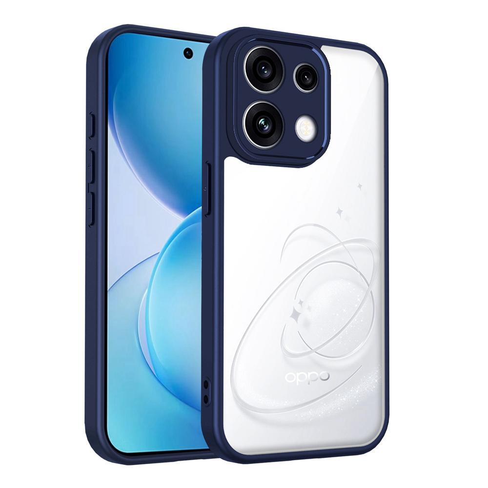 KEYSION Transparent Phone Case for OPPO Reno16 Pro 5G Soft Silicone+PC HD Clear Shockproof Phone Back Cover for OPPO Reno16 F 5G