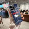 Cute Cartoon S-SnoopyS Phone Case For IPhone 17 Pro Max 15 Pro 16 14 Plus 12 13 Mini 11 Pro Shockproof Electroplated Glass Cove