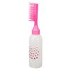 5pcs Hair Dye Comb Bottles Root Comb Color Applicators Dye Dispensing Pink Bottles with Graduated