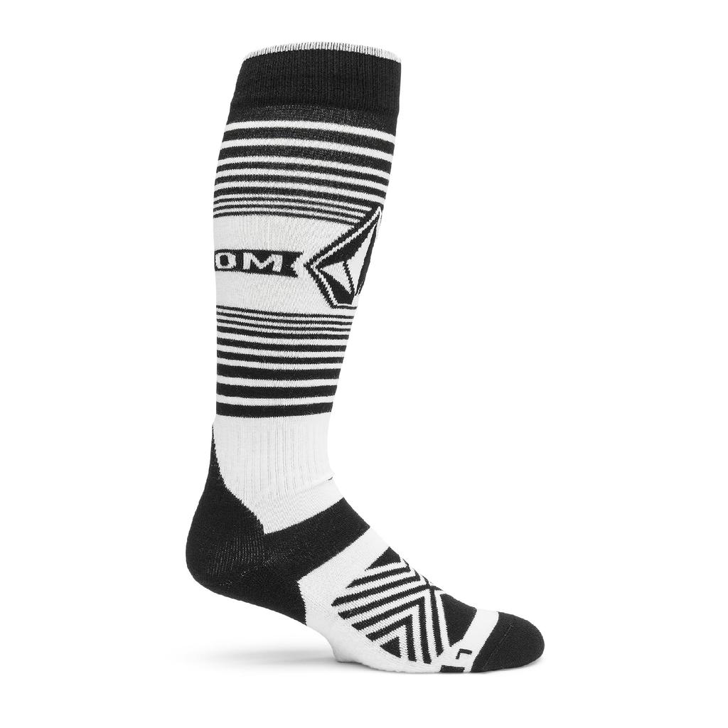 Volcom Horizon Wool Blend OTC Socks Graphic Snow White Men's (All-Over Print) J6352501,