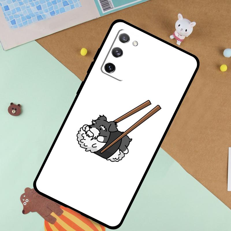 Schnauzer Puppy Dog Soft Case For Samsung Galaxy S25 Ultra S9 S10 S20 FE S21 S22 S23 Plus S24 Ultra Funda Cover