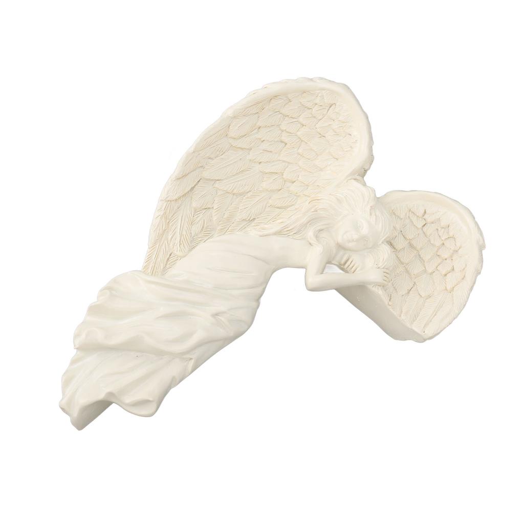 Angel Door Frame Decoration Unique Exquisite Resin Door Frame Angel Wing Sculpture for Home and