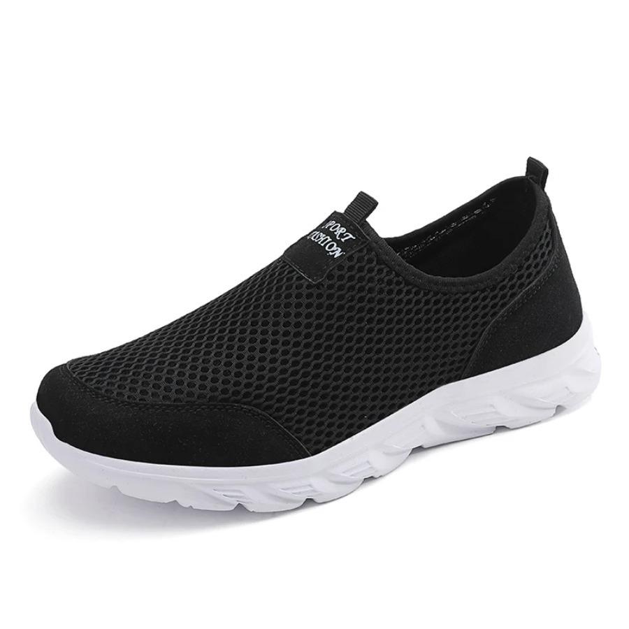 Men Running Shoes Summer Sneakers Mesh Breathable Lightweight Walking Casual Shoes Slip-On Driving Men Loafers Zapatos Casuales
