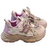 Classmate Girls 2025 New Spring Children's Soft-soled Sneakers Older Children's Fashion Dad Shoes Girls Running Shoes