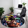1pc Goku, Saiyan Office Round Area Rug, Indoor Mat Suitable For Office, Under Office Chairs Bedroom Living Room Home Decor, Room Deco