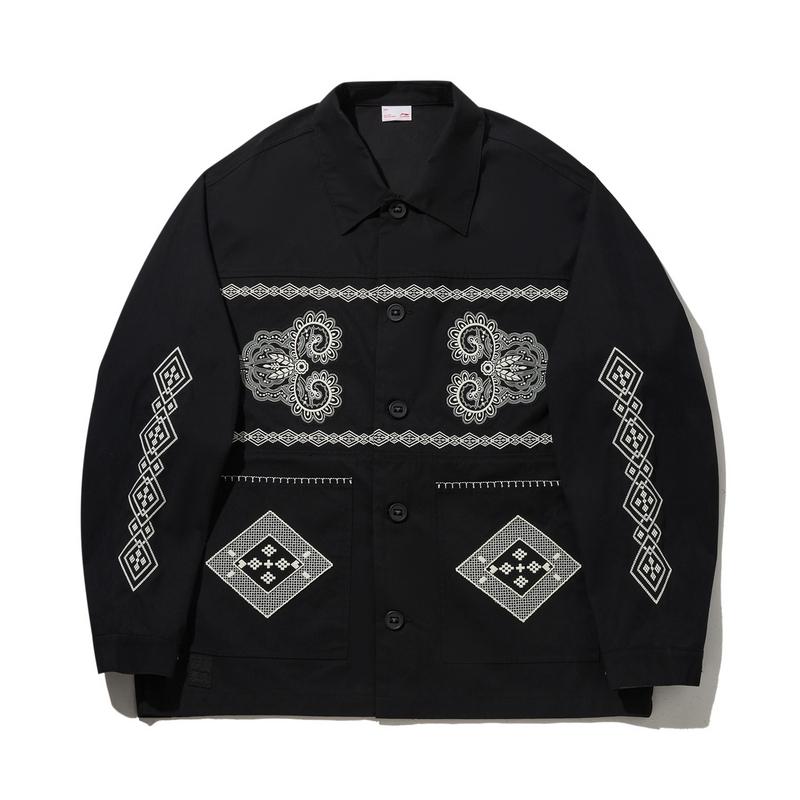 Мужская простая повседневная куртка Li Ning куртки AFDWF75-2 M