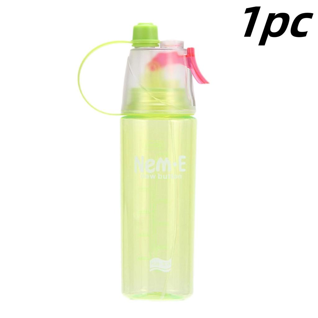 600ML Sports Spray Water Bottle Cooling Spray Cup Portable Outdoor Drinkware Large Capacity Fitness Travel Climbing Supplies