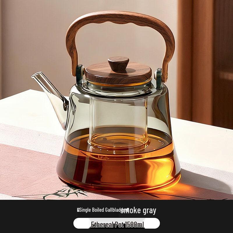 ZISIZ Glass Tea Brewing Pot