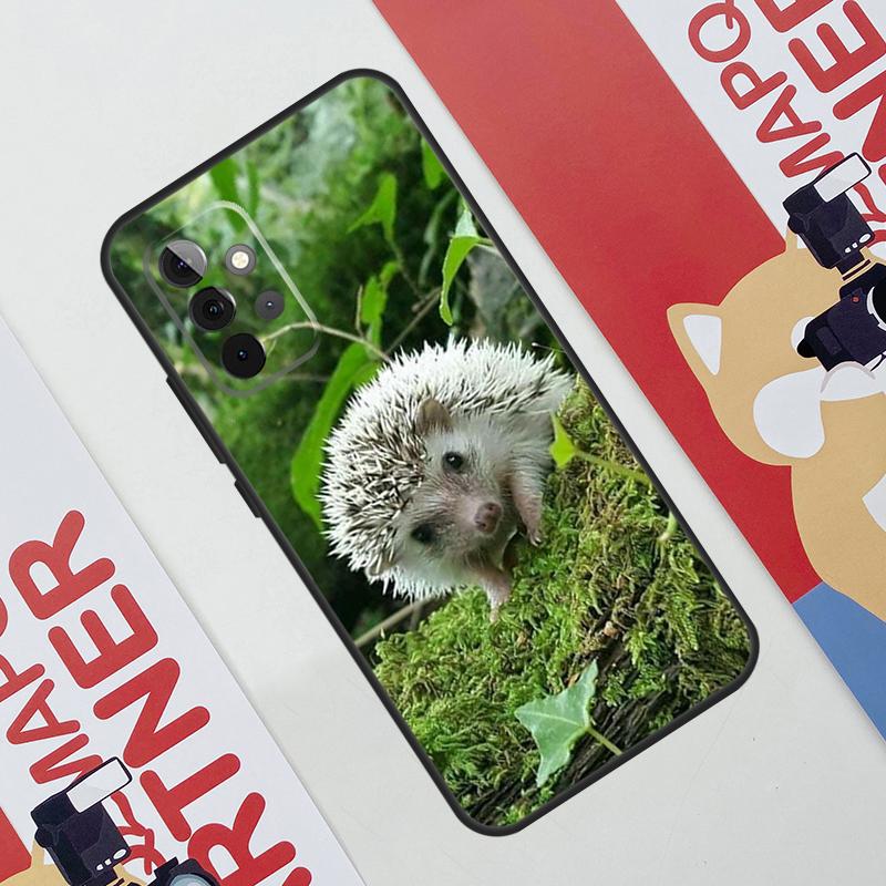 

Cute Little Hedgehog Case For Samsung Galaxy A52 A42 A32 A22 A12 A51 A71 A14 A24 A34 A54 A13 A23 A33 A53 Coque Samsung A34 5G