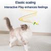 1/2PCS Cat Toys Cat Tunnel Teaser Bite Resistant Self Relief Mouse Feather Lagoon Collapsible Cat Tunnel Toys Cat Supplies