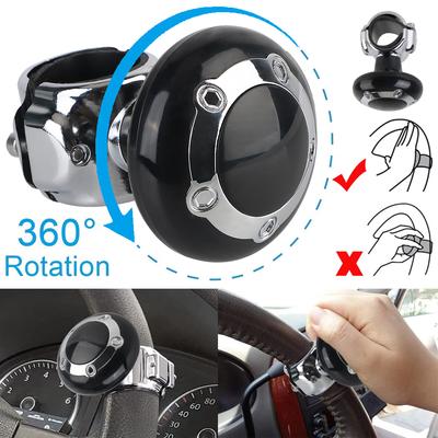 Car Turning Steering Wheel Ball Handle with Steering Wheel Spinner Knob Spinner Knob Rotating Hand Tools Kit Universal Steering Wheel Booster