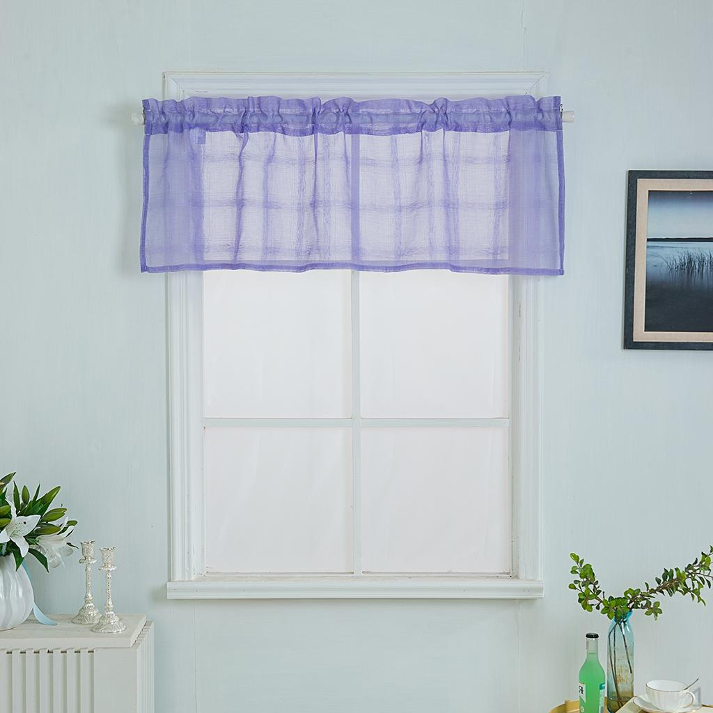 Curtain Tier - Rod Panels Window Treatments Small Curtains Tailored Tiers/Valances For Kitchen