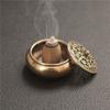 Retro Kupfer Räuchergefäß Räucherstäbchen Räucherstäbchenhalter Bronze Vintage Räuchergefäß Holzkohleofen Luxusständer Räucherstäbchen Metall