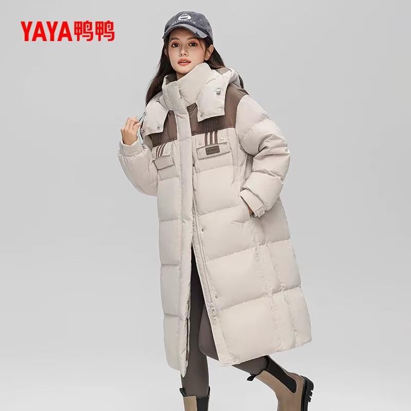 

Женское длинное пуховое пальто с капюшоном L