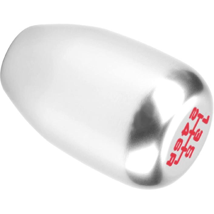 2.25 Inch Silver Universal Manual Gear Shift Knob - Direct Replacement 6 Speed Shifter Head With Adapters For Most Cars