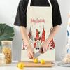 Thuis Vrolijk Kerstmis Serie Keuken Schorten Kerstman Hert Boom Cadeau Bedrukt Vuilafstotend Schort Bakbenodigdheden Kookschorten