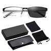 Blue light UV sunglasses for men and nylon [nullie] blocking, discoloration, blocking, photochromic, non-prescription glasses, women, (black)
