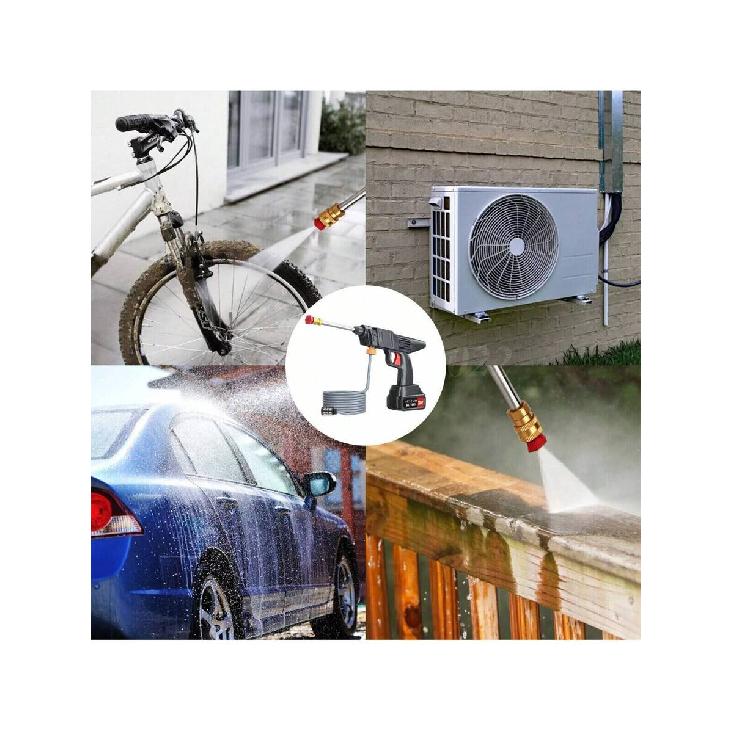 Portable Cordless Washer Handheld Car High Pressure Electric Water Wash Cleaner Tools