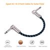 Ggiant AC-18-3 Guitar Pedal Patch Cables 6 Inch Length Coxial Cable Pure Copper   Shielding with