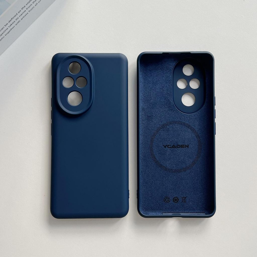 Liquid Magnetic Silicone Shell Is Suitable for Honor 111PRO Mobile Phone Case Magic1 Solid Color Anti-drop All-inclusive Soft Protective Case