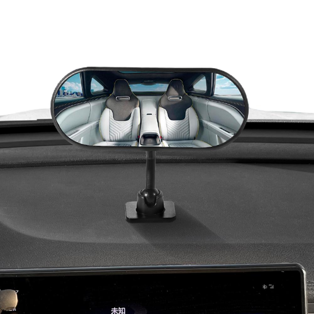 Baby Car Mirror 360° Adjustable Rear View Mirror Adhesive Mount Automotive Rearview Baby Observation Mirror for Kids Observing