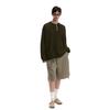 Unisex Retro Henley Neck Knit Sweater - Casual Autumn Pullover