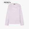 MO&Co. Velvet Print Cotton Long-Sleeve T-Shirt