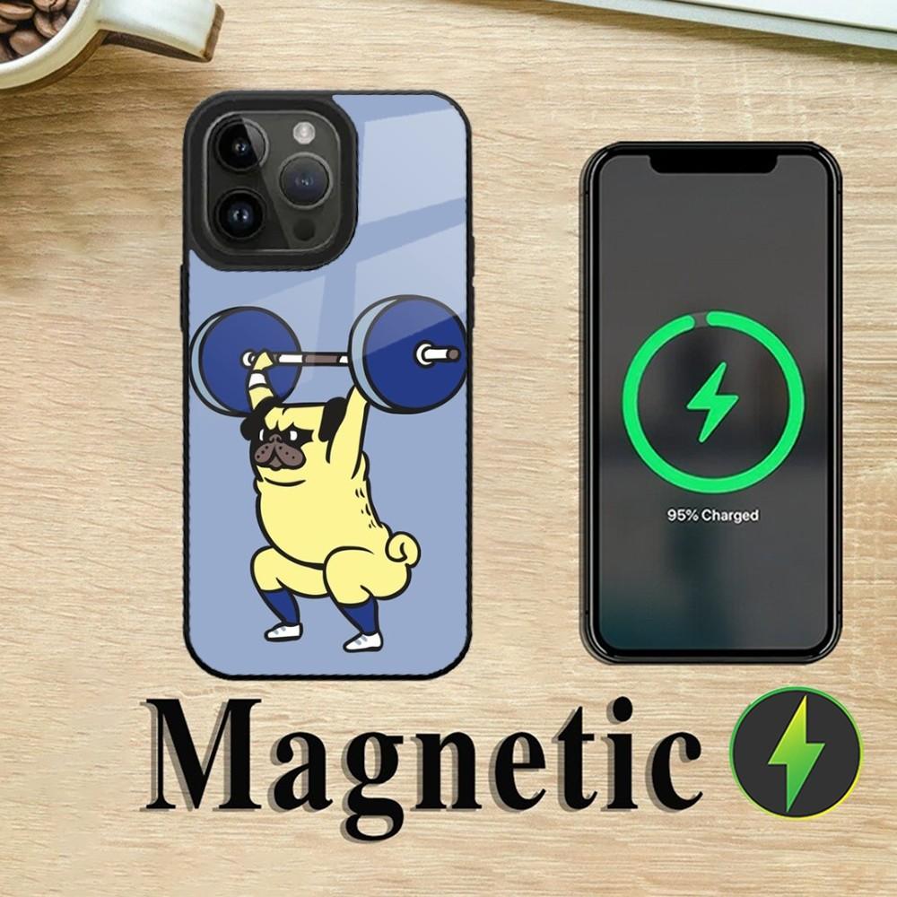 

Gym Fitness Bodybuildin Phone Case For iPhone 16,15,14,13,12,11,Plus,Pro,Max Mini Magsafe Magnetic Wireless Charging iPhone15pro