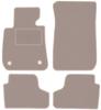Beige Velours-Fußmatten für: BMW 3 E93 Cabrio (2004-2011)